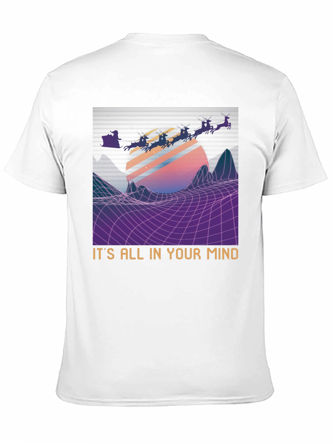 Retro Santa T-Shirt - Its All In Your Mind