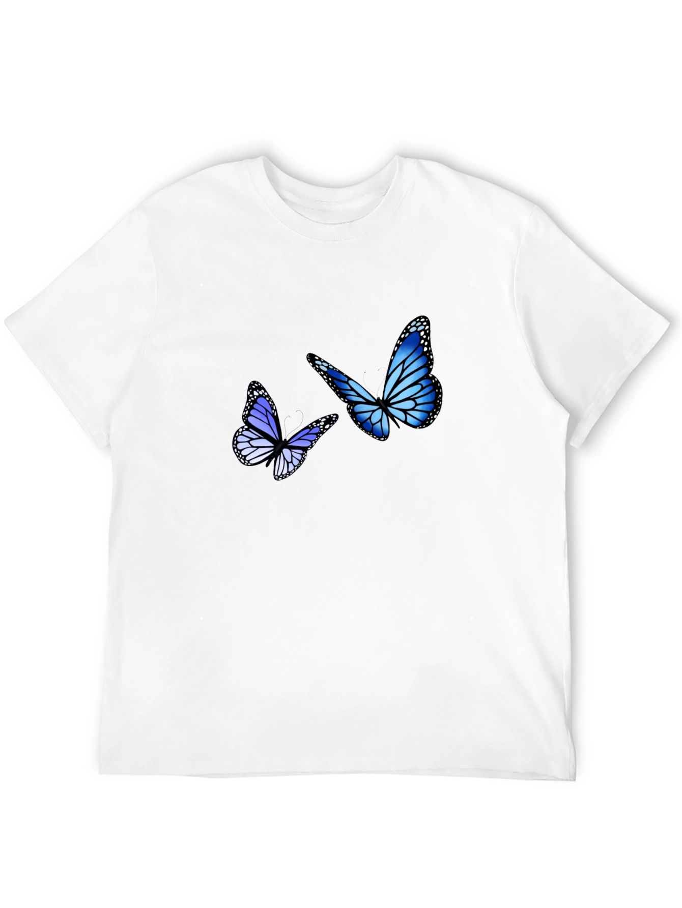 Blue Butterfly Graphic Tee