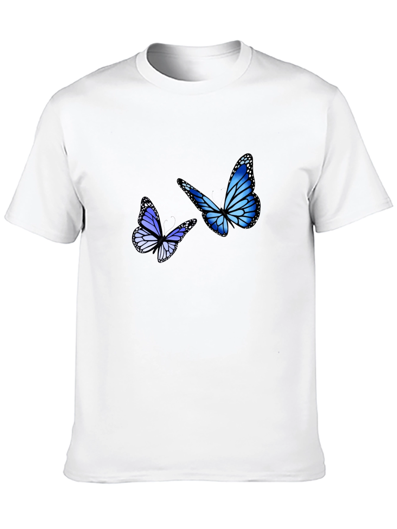 Blue Butterfly Graphic Tee