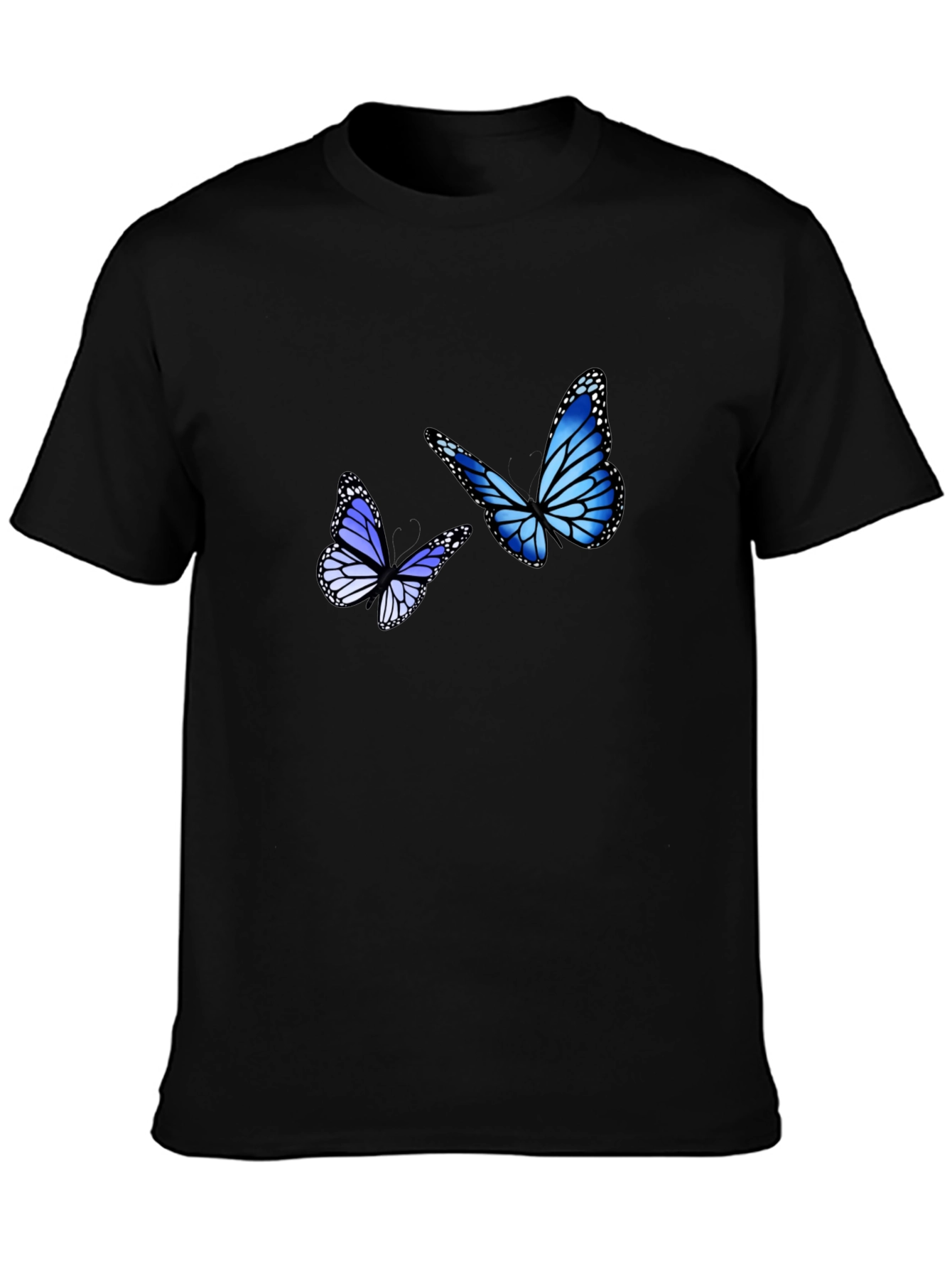Blue Butterfly Graphic Tee