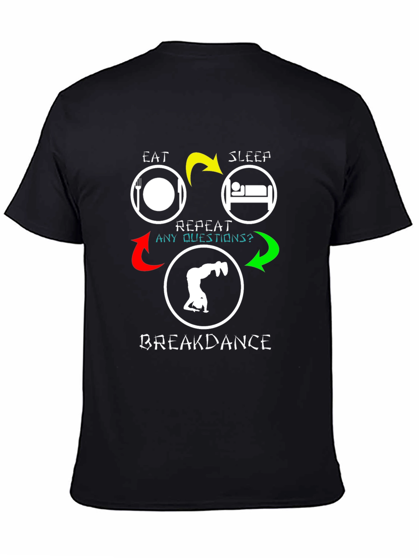 Eat Sleep Breakdance Repeat T-Shirt - Dance Lover Tee