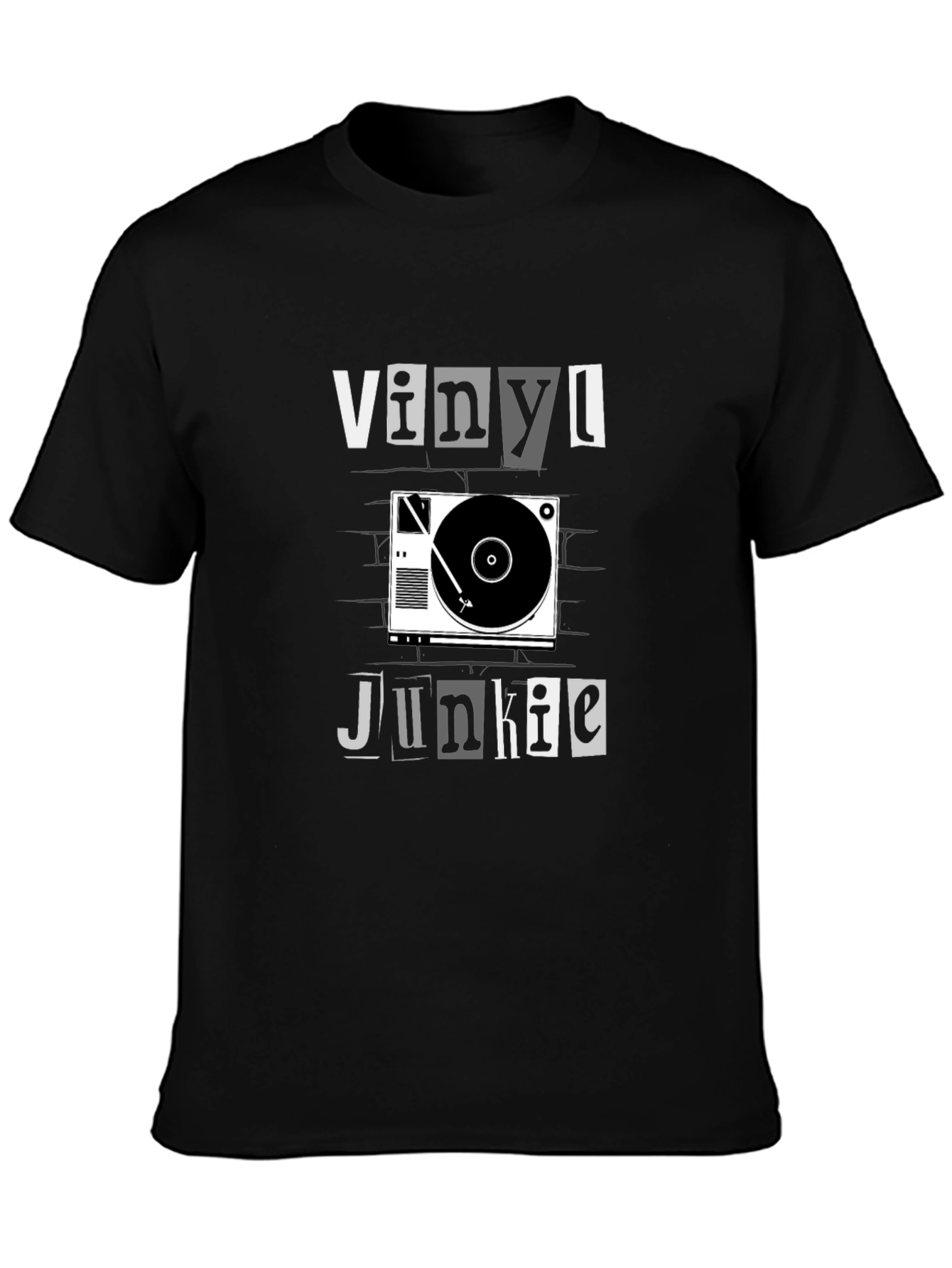 Vinyl Junkie Graphic T-Shirt