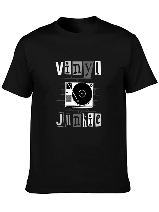 Vinyl Junkie Graphic T-Shirt