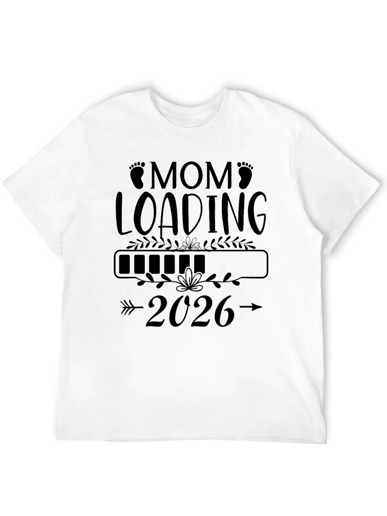 Mom Loading 2026 T-Shirt - Expecting Mom Gift