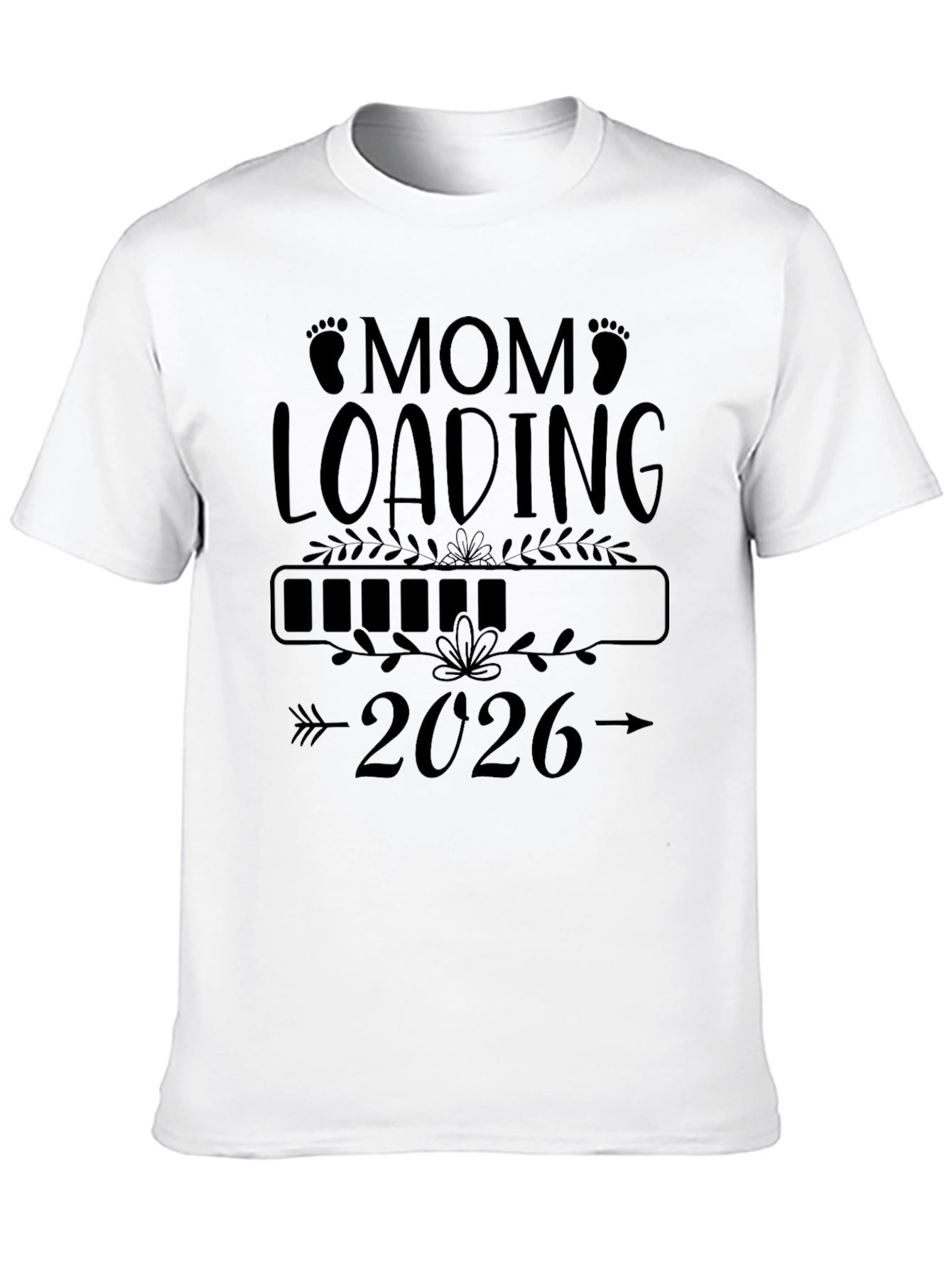Mom Loading 2026 T-Shirt - Expecting Mom Gift