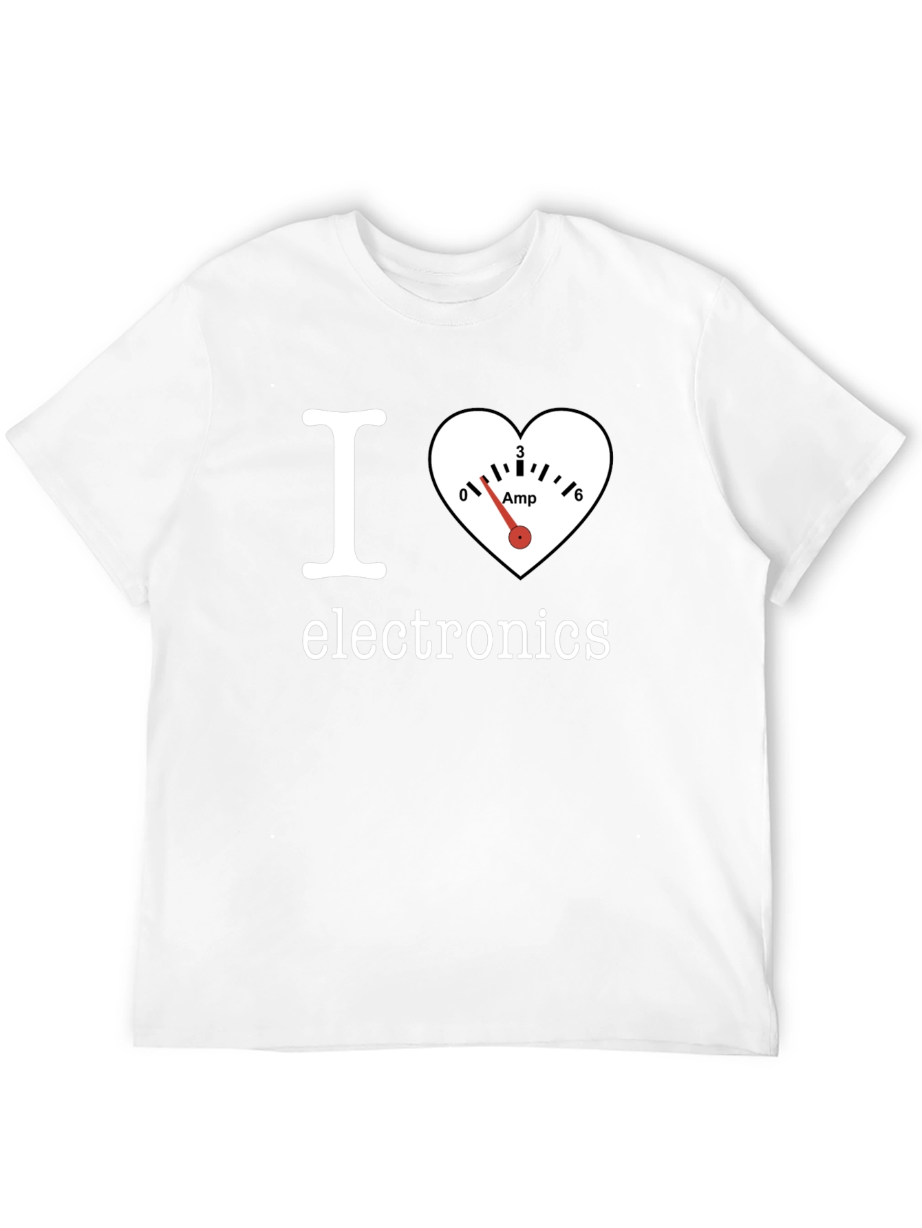 I Heart Electronics Black T-Shirt