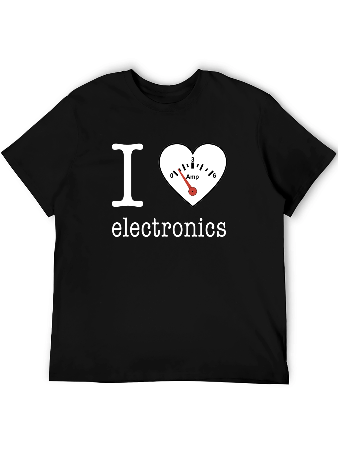 I Heart Electronics Black T-Shirt