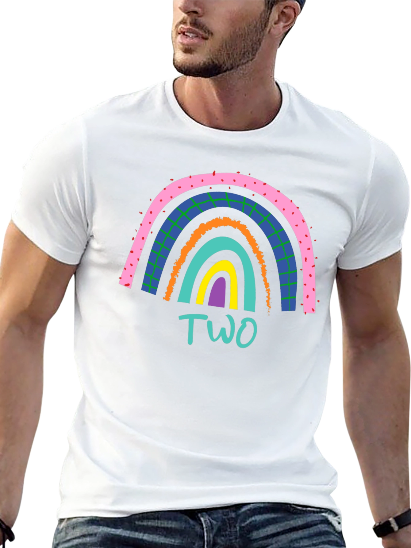 Rainbow Two Birthday T-Shirt