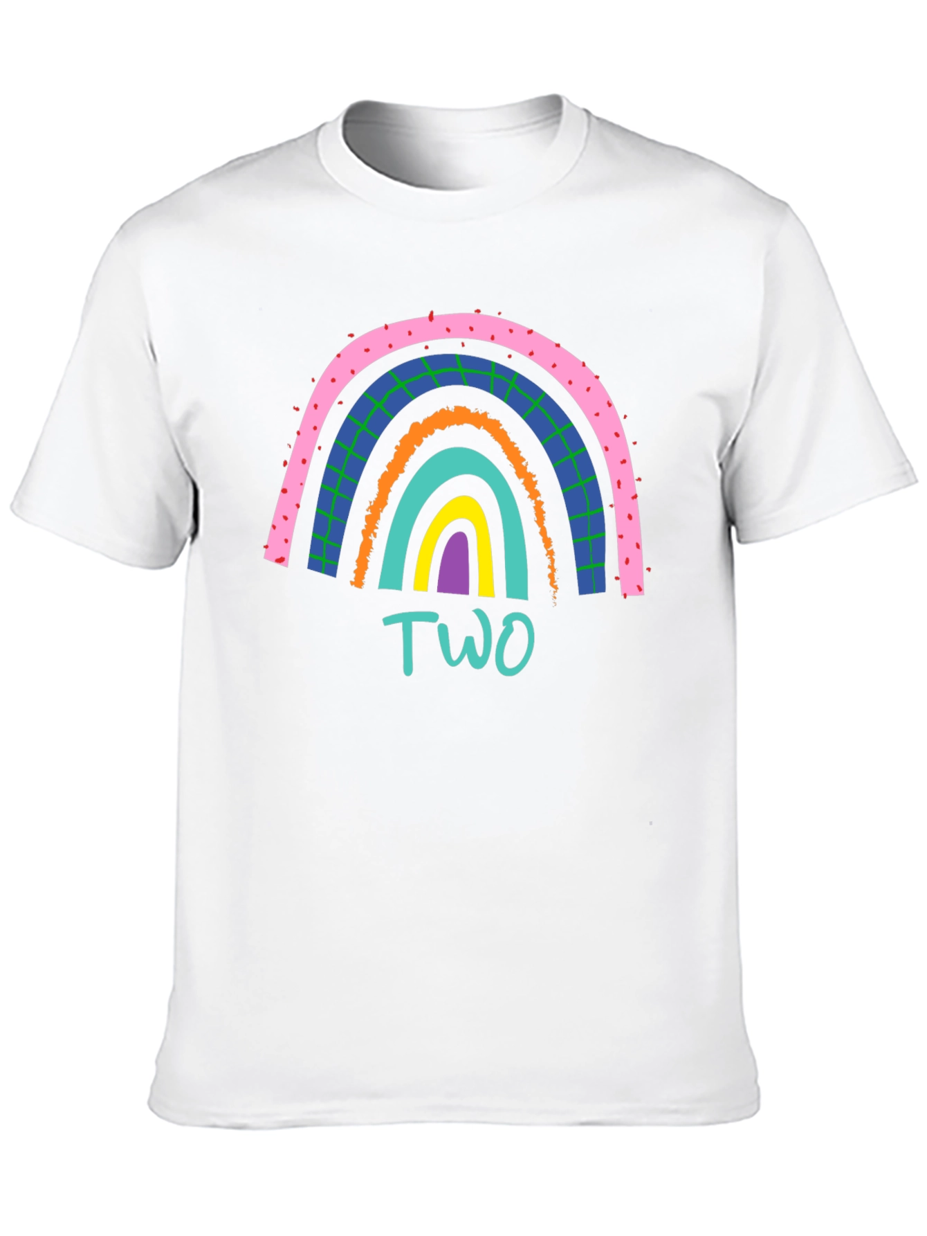 Rainbow Two Birthday T-Shirt