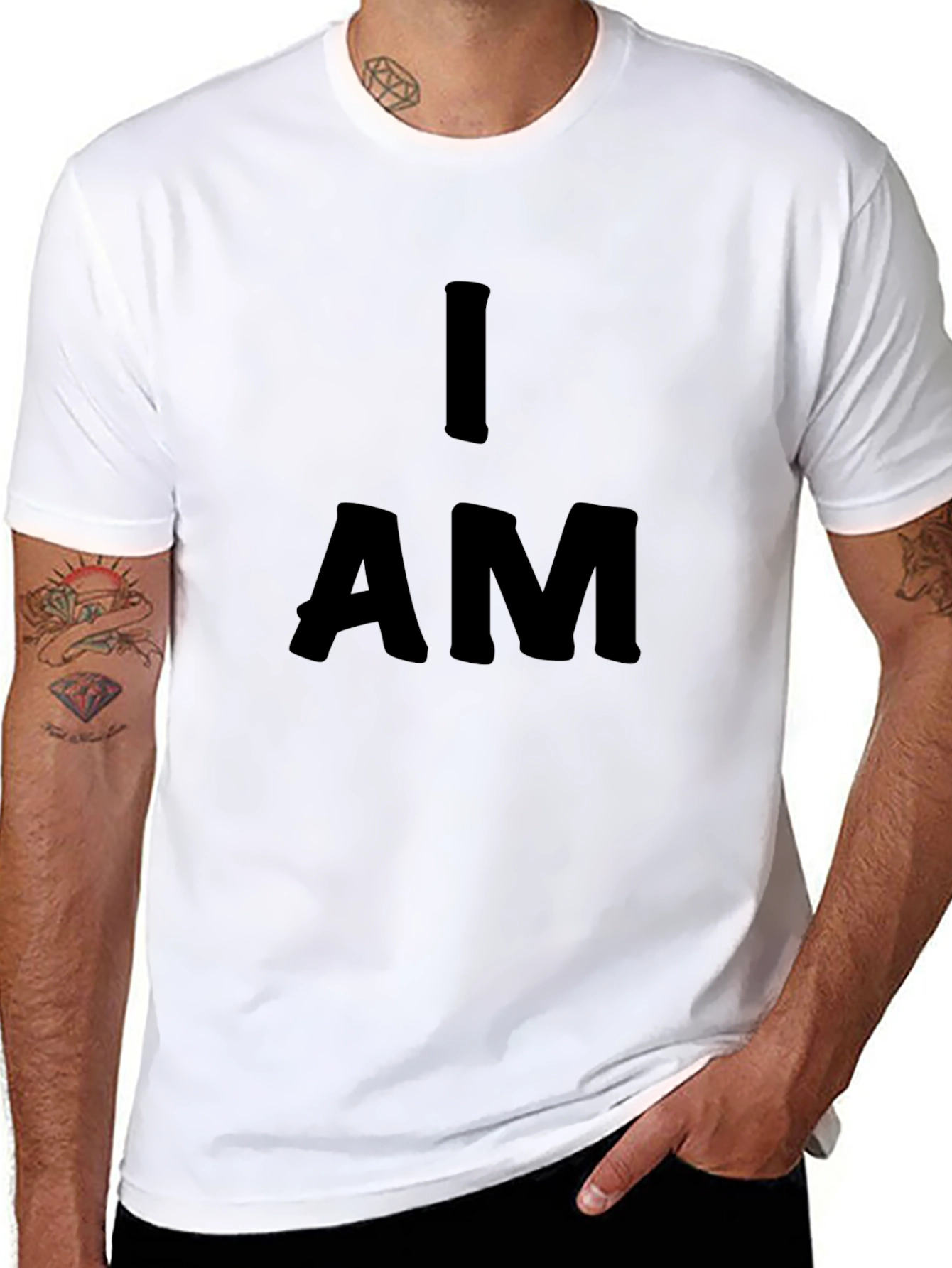 Black I AM Graphic T-Shirt