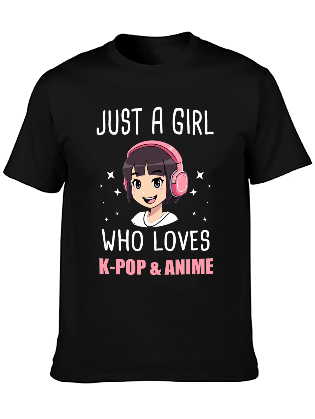 Just A Girl Who Loves K-Pop & Anime T-Shirt