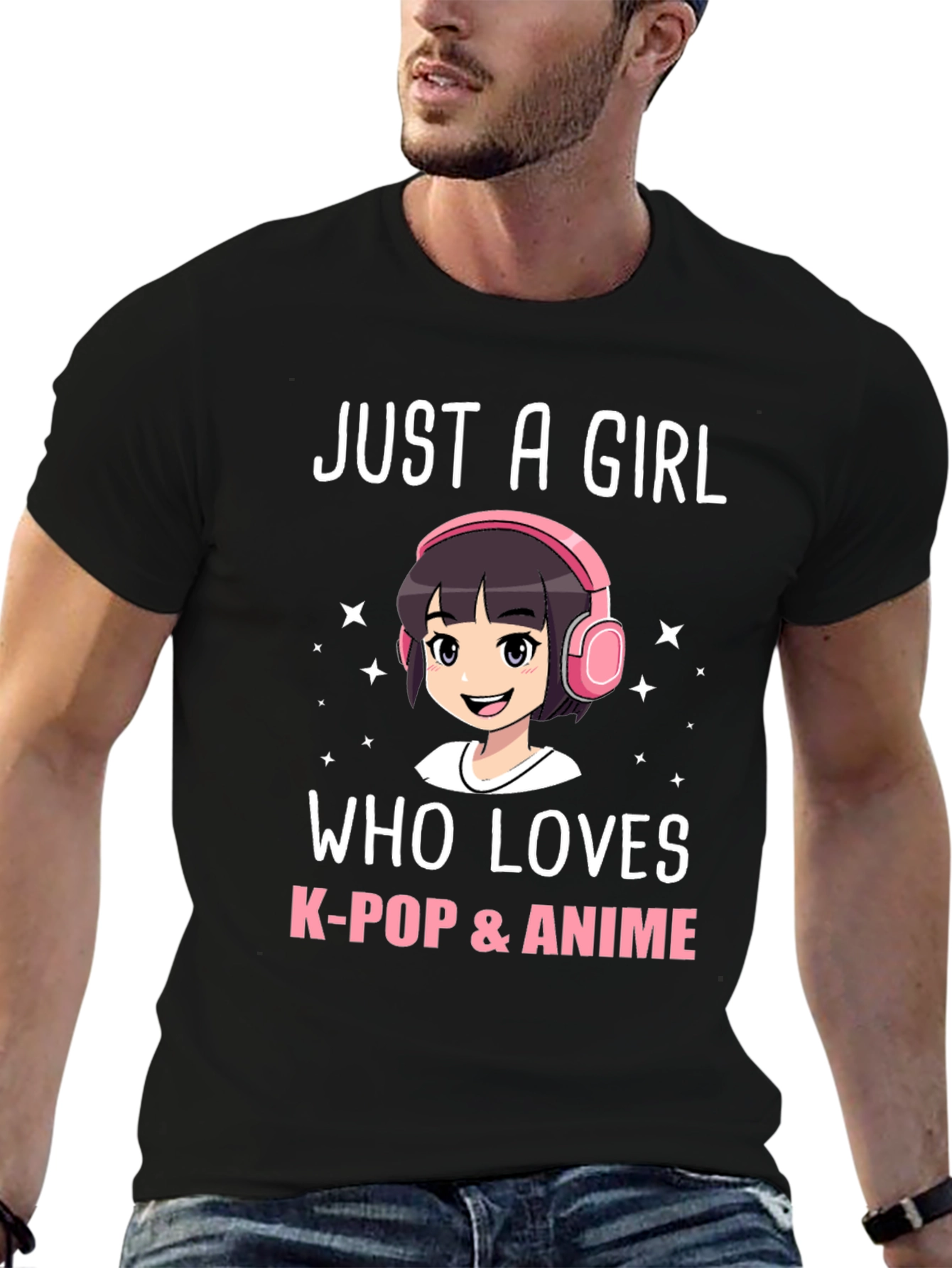 Just A Girl Who Loves K-Pop & Anime T-Shirt