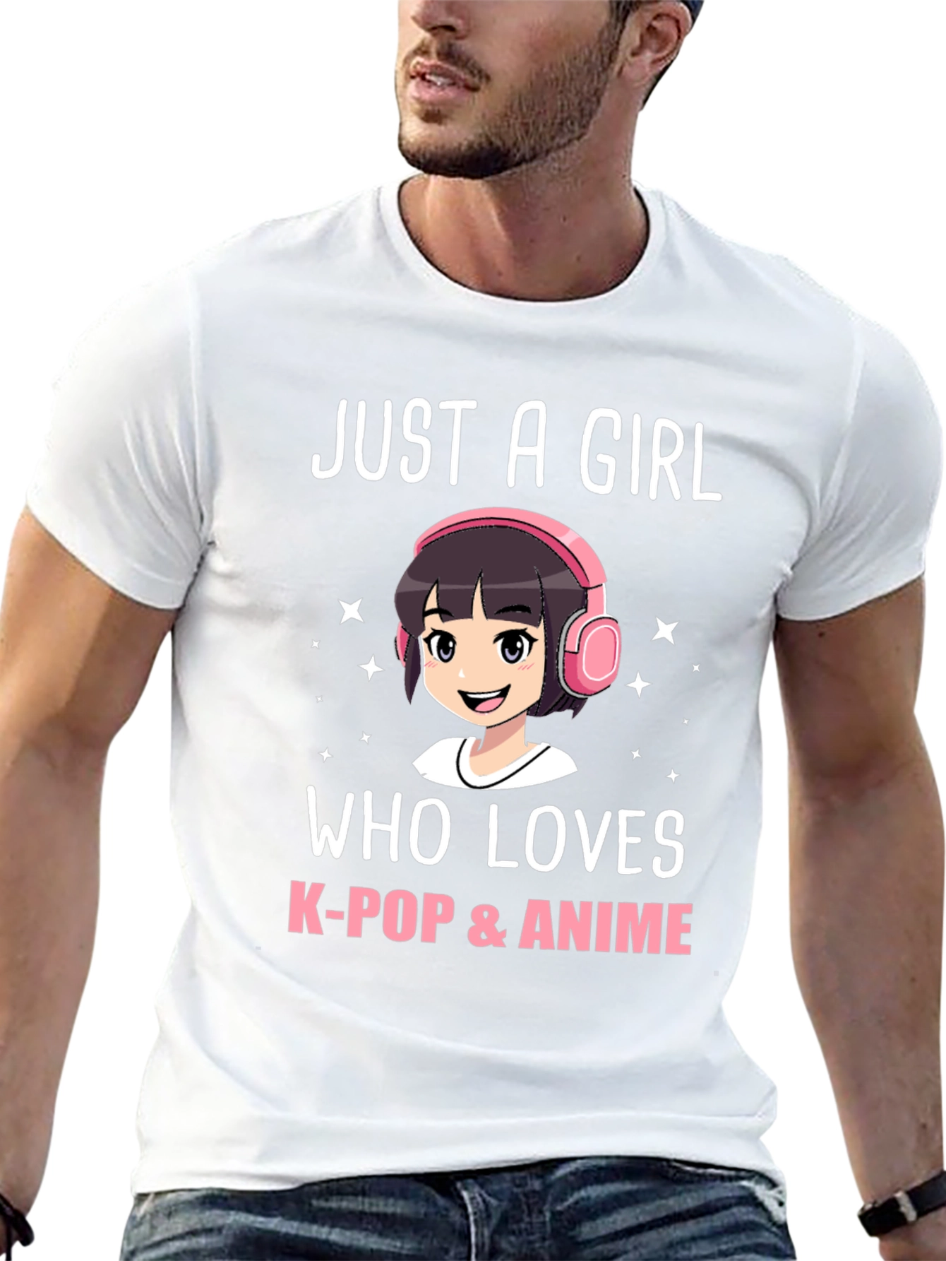Just A Girl Who Loves K-Pop & Anime T-Shirt