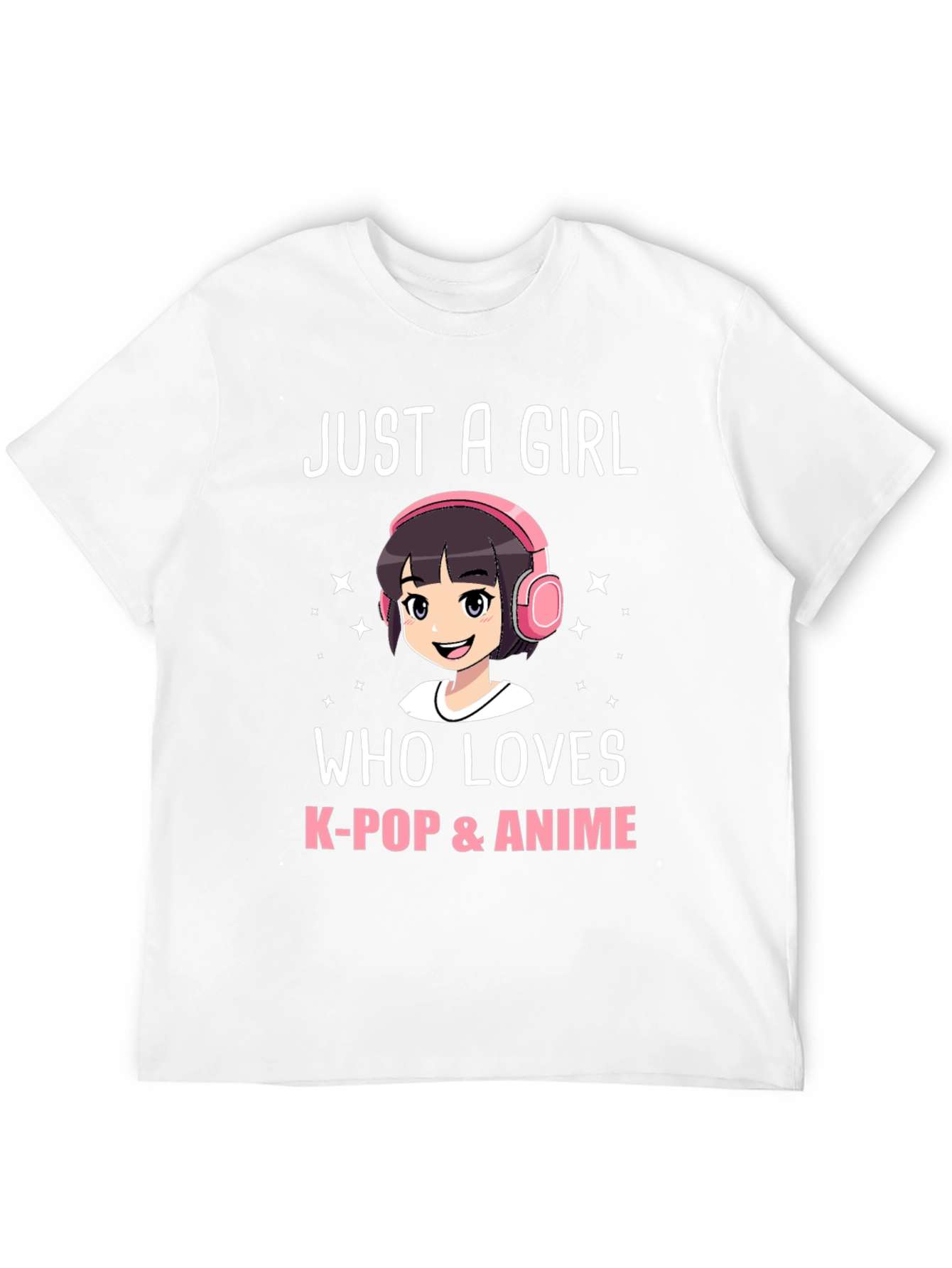 Just A Girl Who Loves K-Pop & Anime T-Shirt