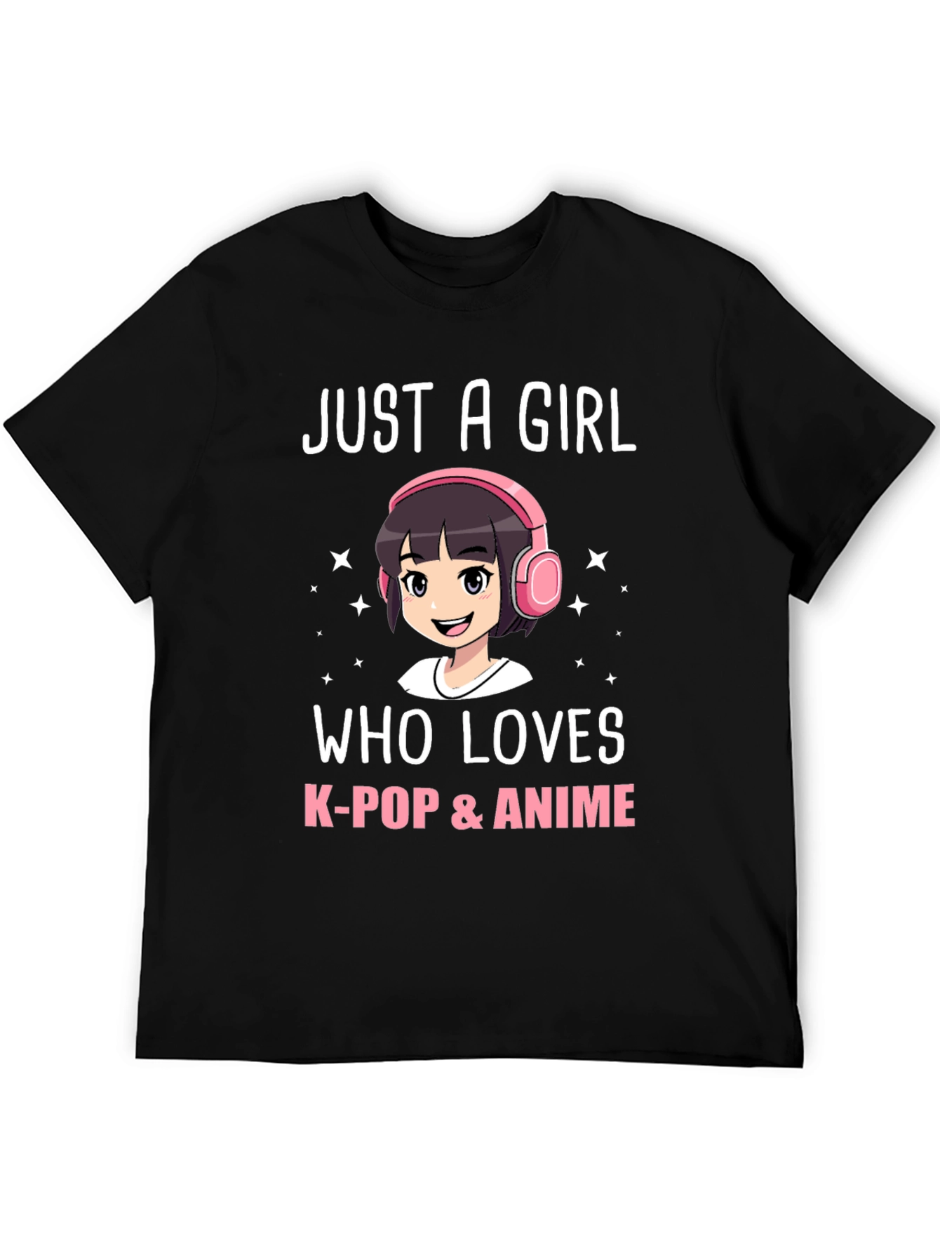 Just A Girl Who Loves K-Pop & Anime T-Shirt