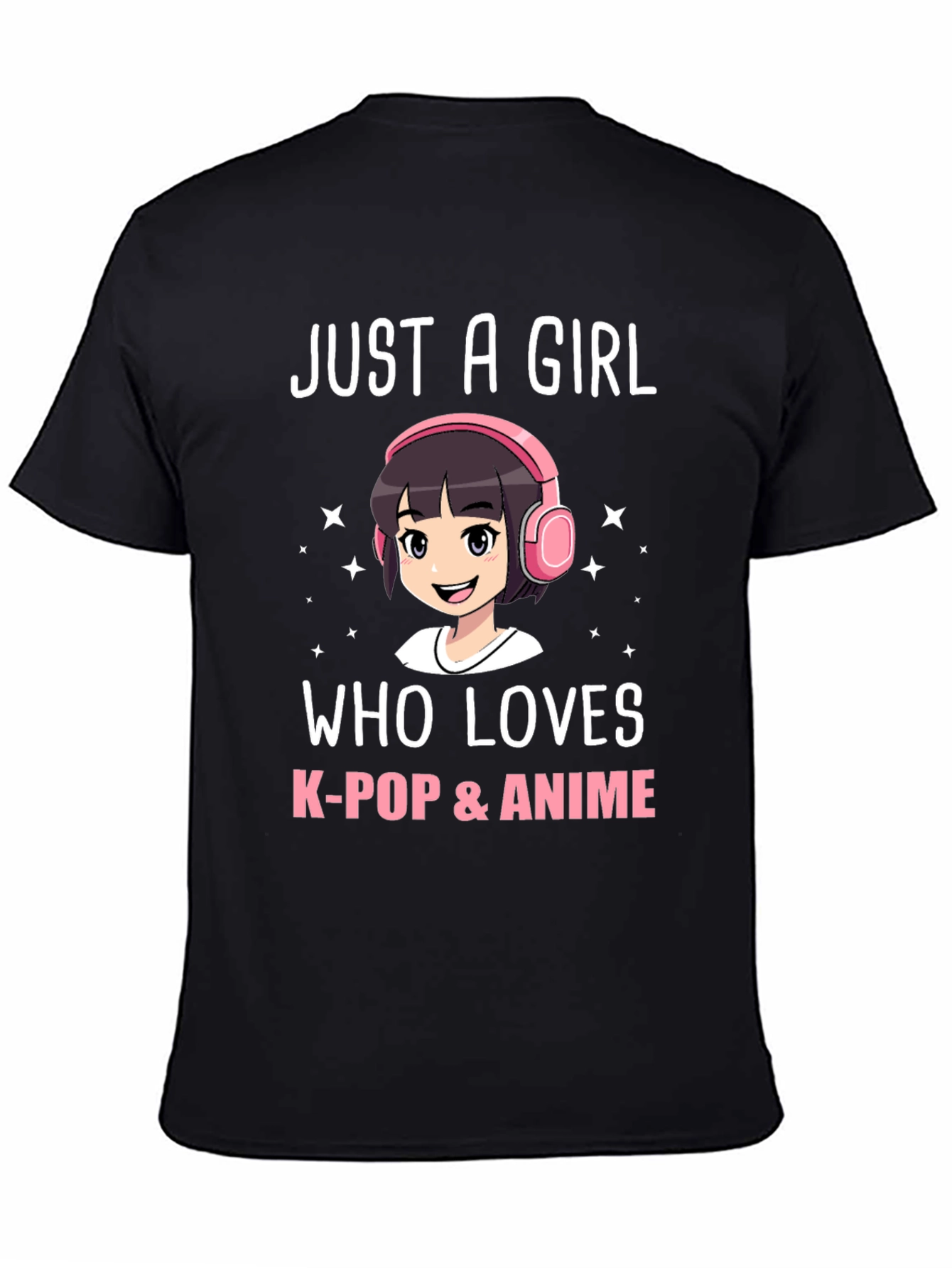 Just A Girl Who Loves K-Pop & Anime T-Shirt