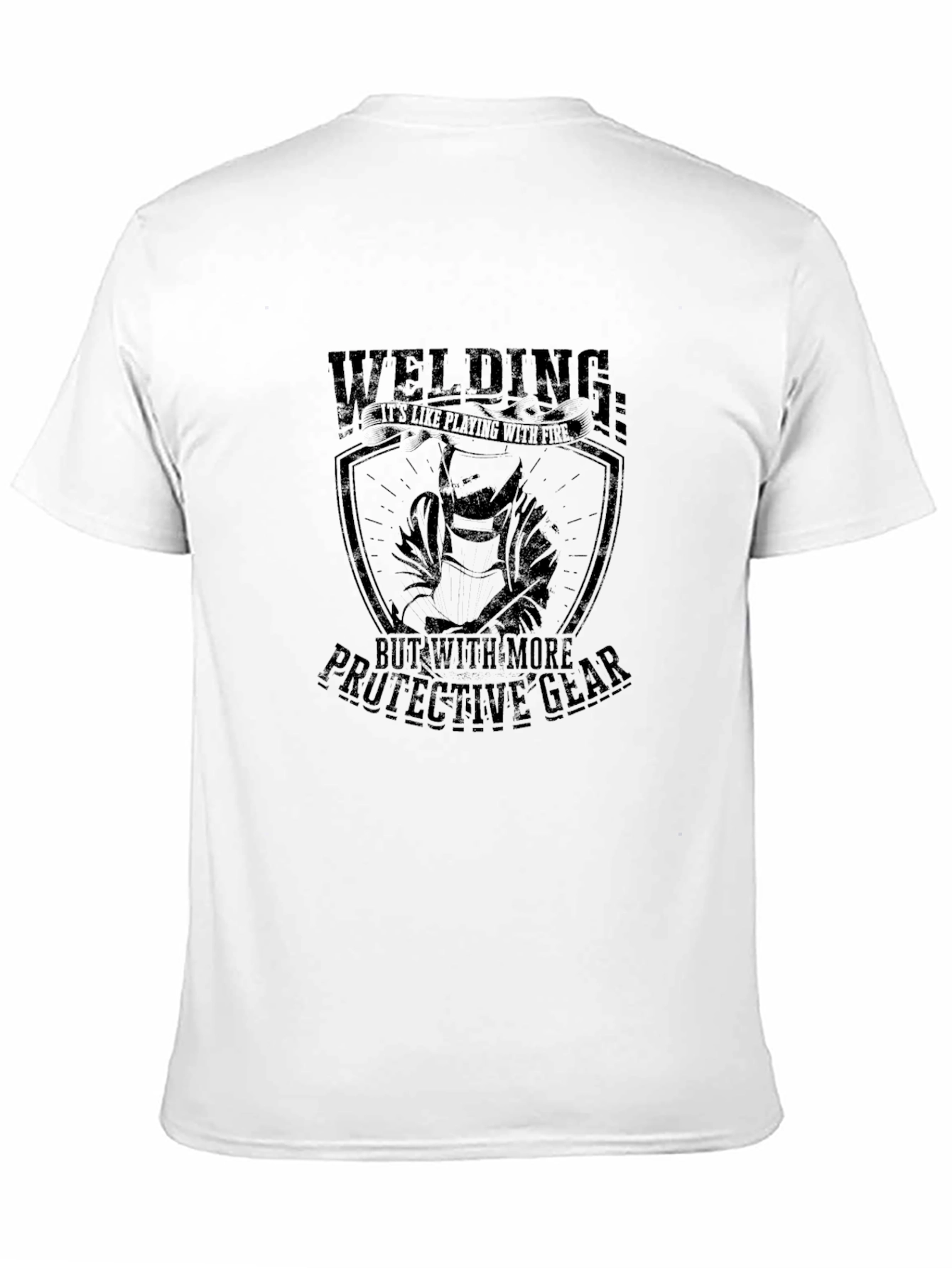 Welding Protective Gear T-Shirt - Black