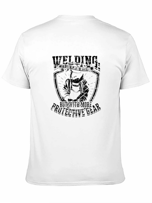 Welding Protective Gear T-Shirt - Black