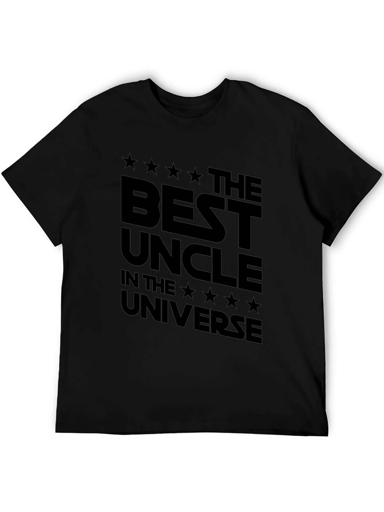 Best Uncle in the Universe T-Shirt - Black