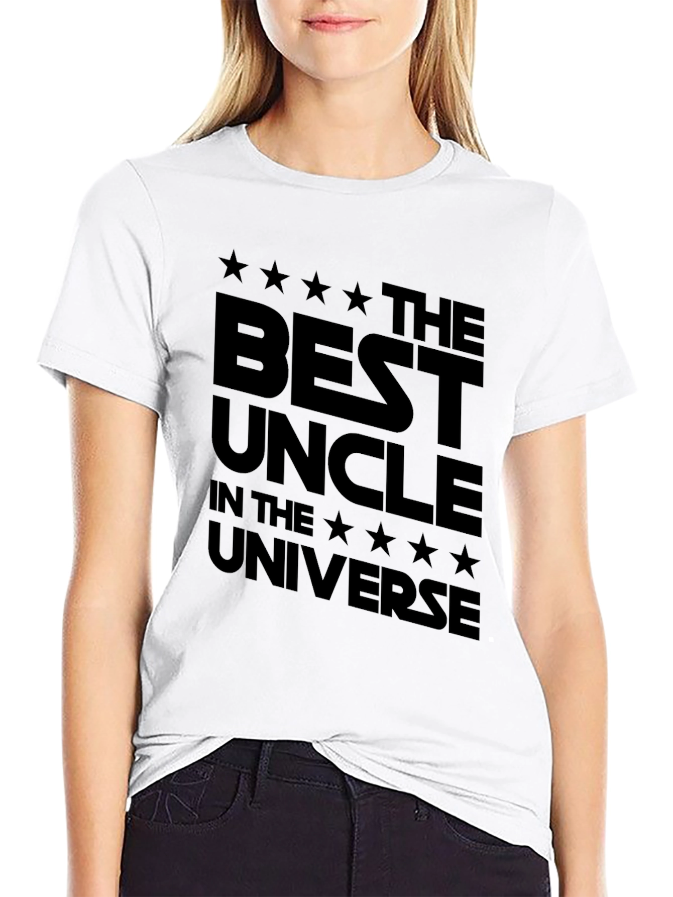 Best Uncle in the Universe T-Shirt - Black