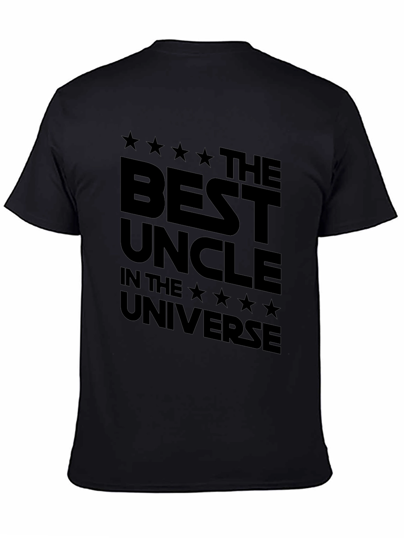 Best Uncle in the Universe T-Shirt - Black