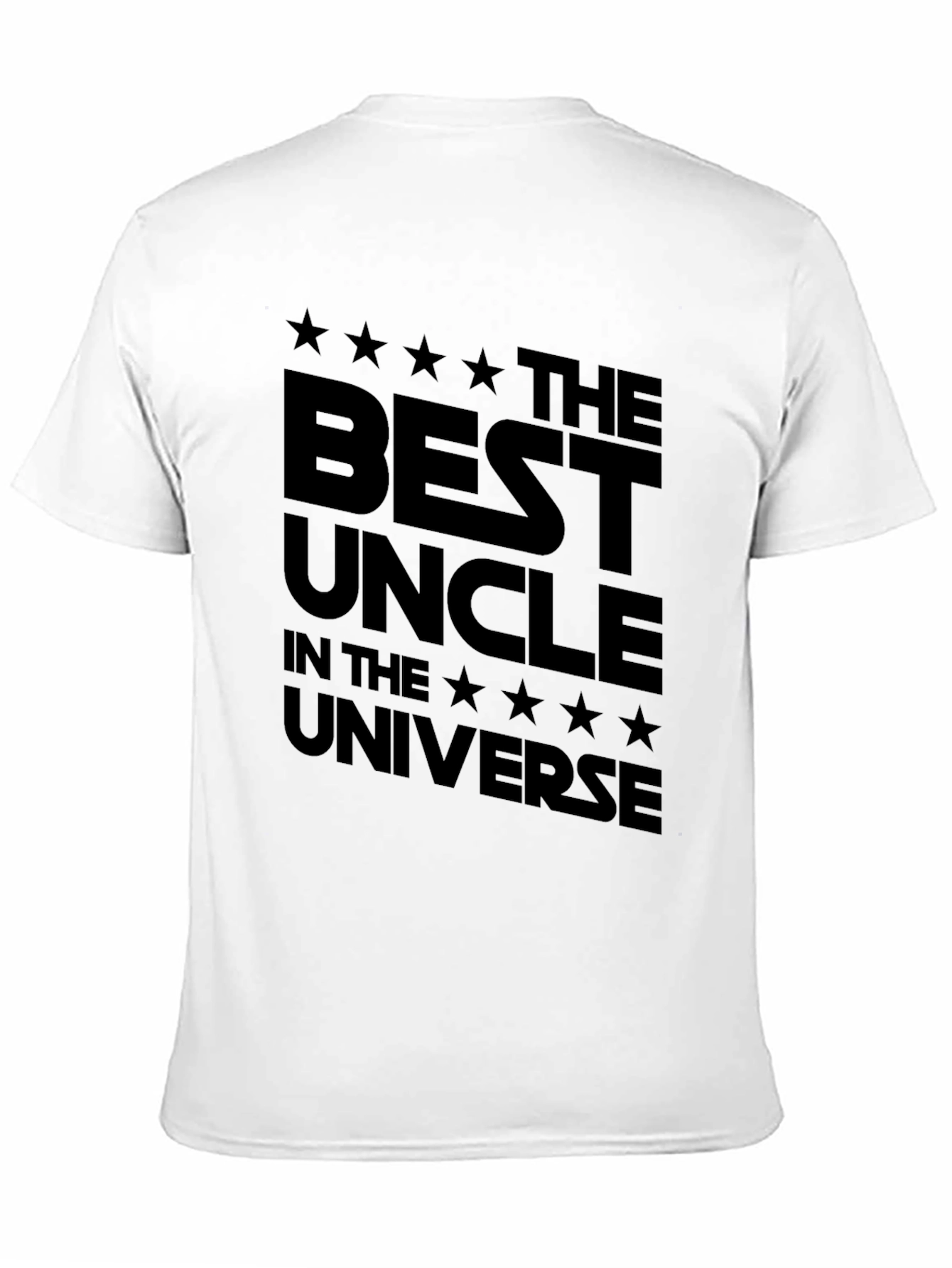 Best Uncle in the Universe T-Shirt - Black