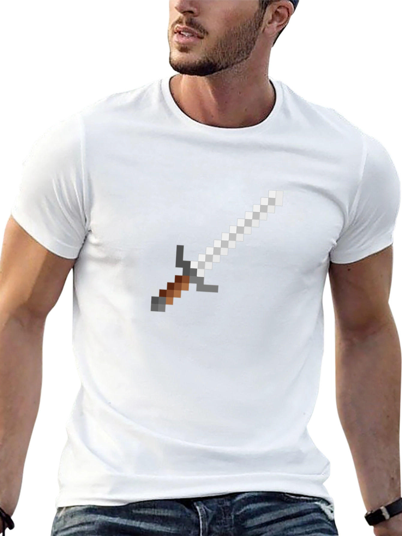 Pixel Sword T-Shirt - Gamer Style Tee