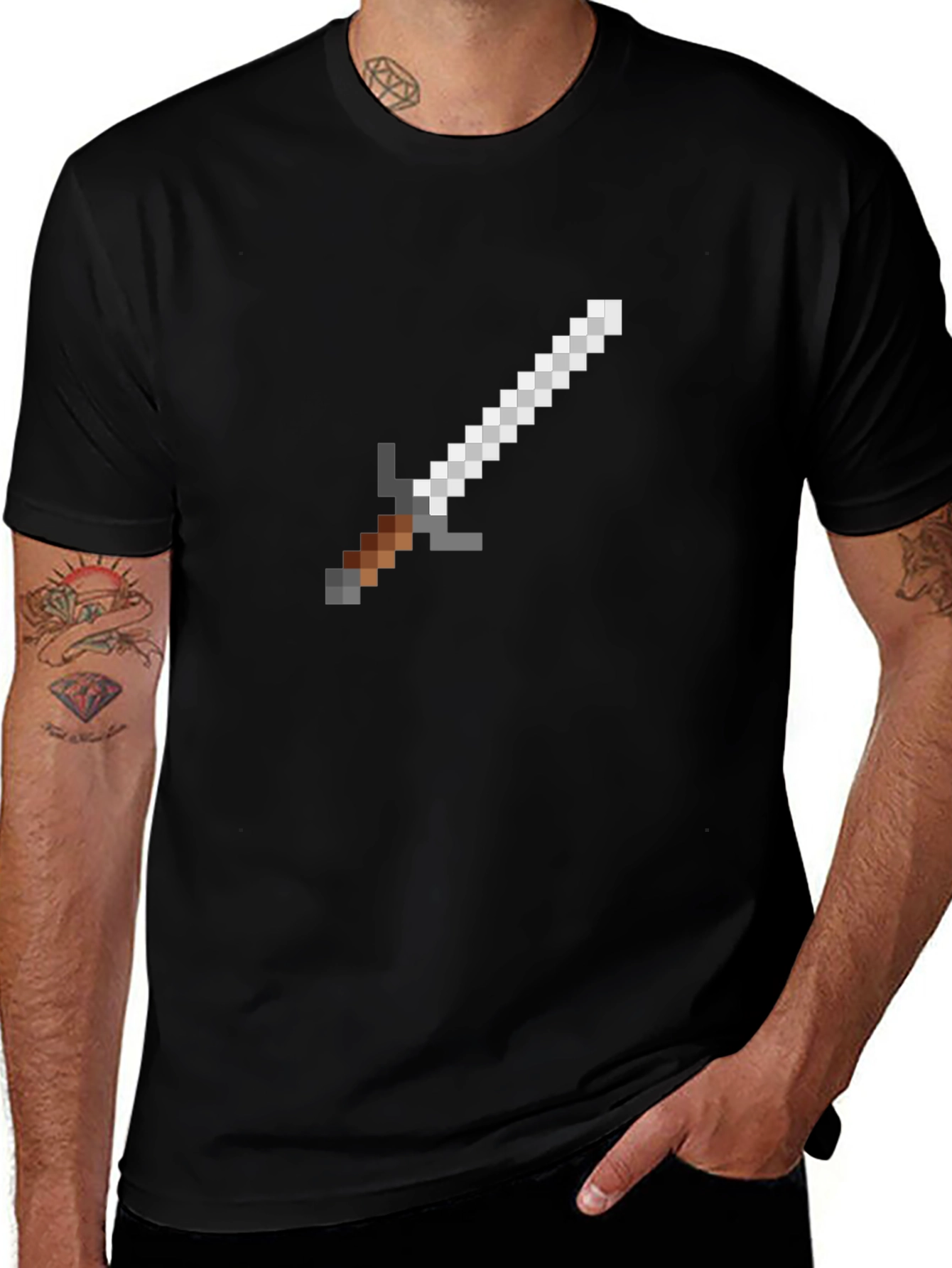 Pixel Sword T-Shirt - Gamer Style Tee