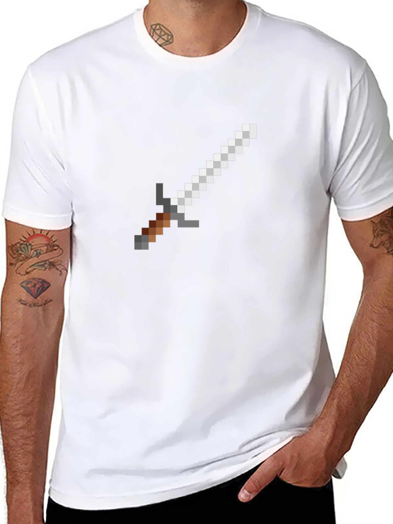 Pixel Sword T-Shirt - Gamer Style Tee
