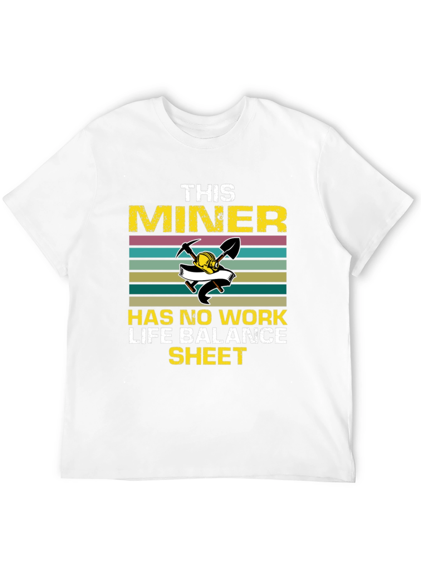 Miners Work Life Balance Graphic T-Shirt