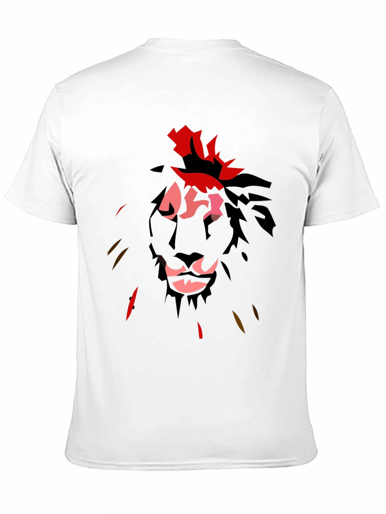 Lion Graphic Tee - Stylish Mens Black T-Shirt