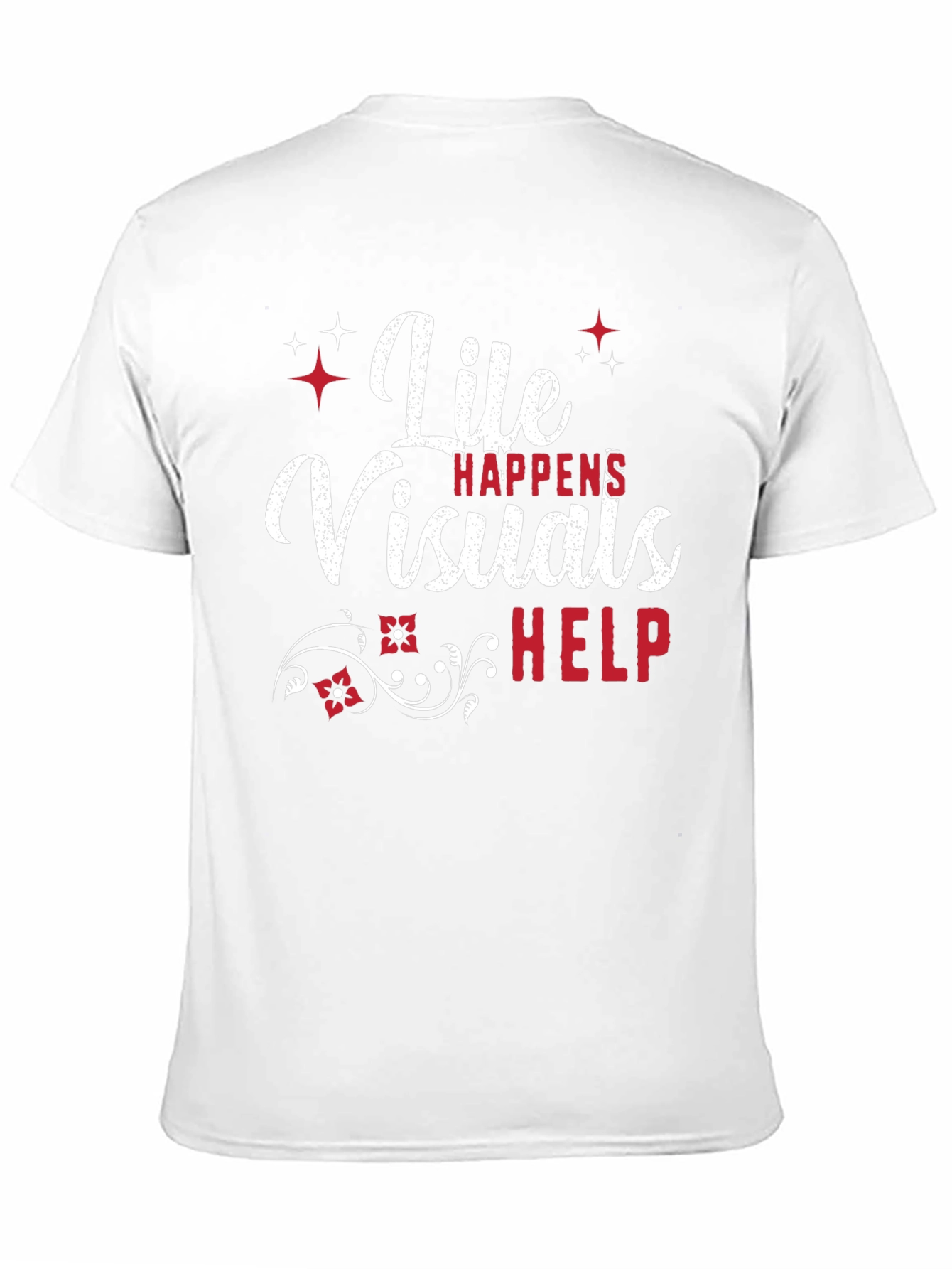 Life Visuals Help Graphic Tee