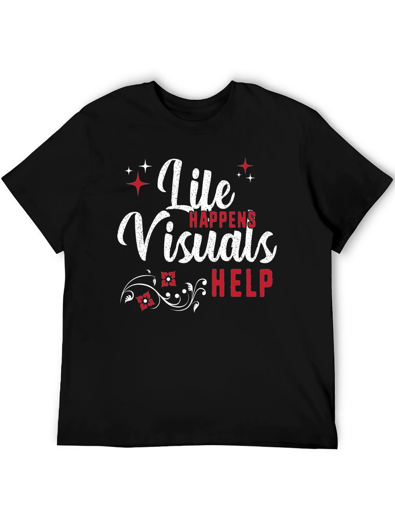 Life Visuals Help Graphic Tee