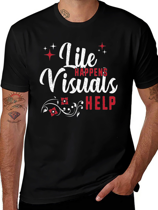 Life Visuals Help Graphic Tee