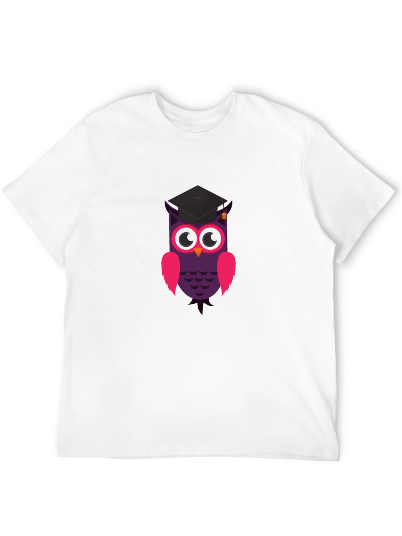 Graduation Owl T-Shirt - Black Cotton Tee