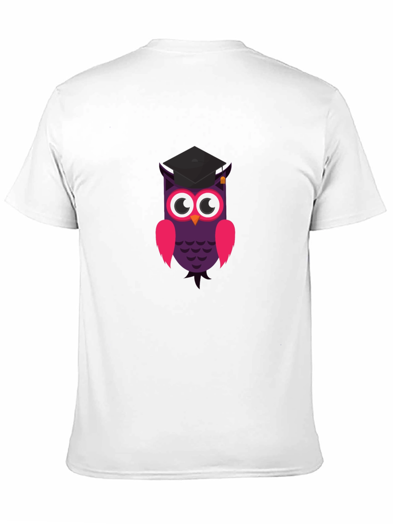 Graduation Owl T-Shirt - Black Cotton Tee