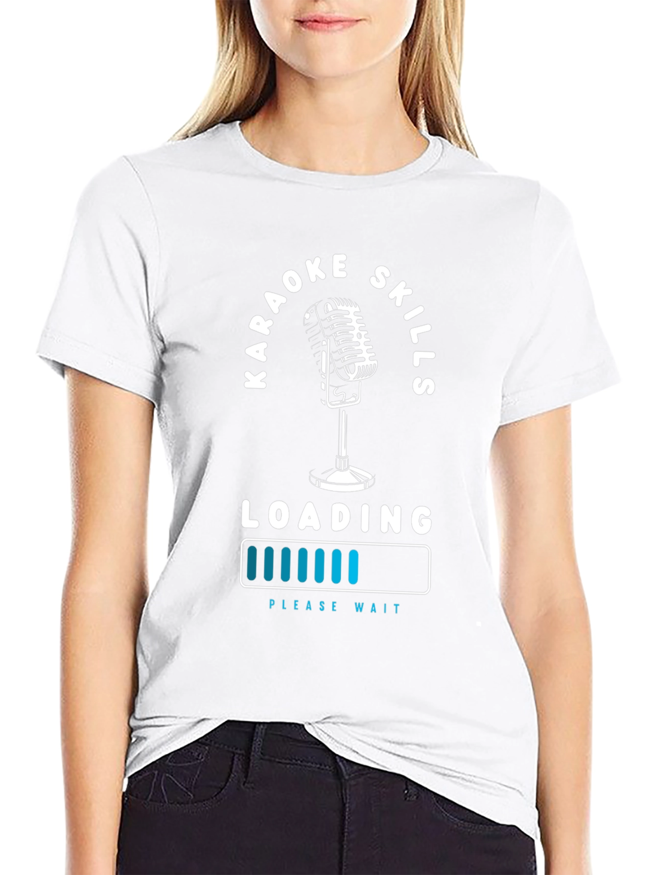 Karaoke Skills Loading T-Shirt - Fun Graphic Tee