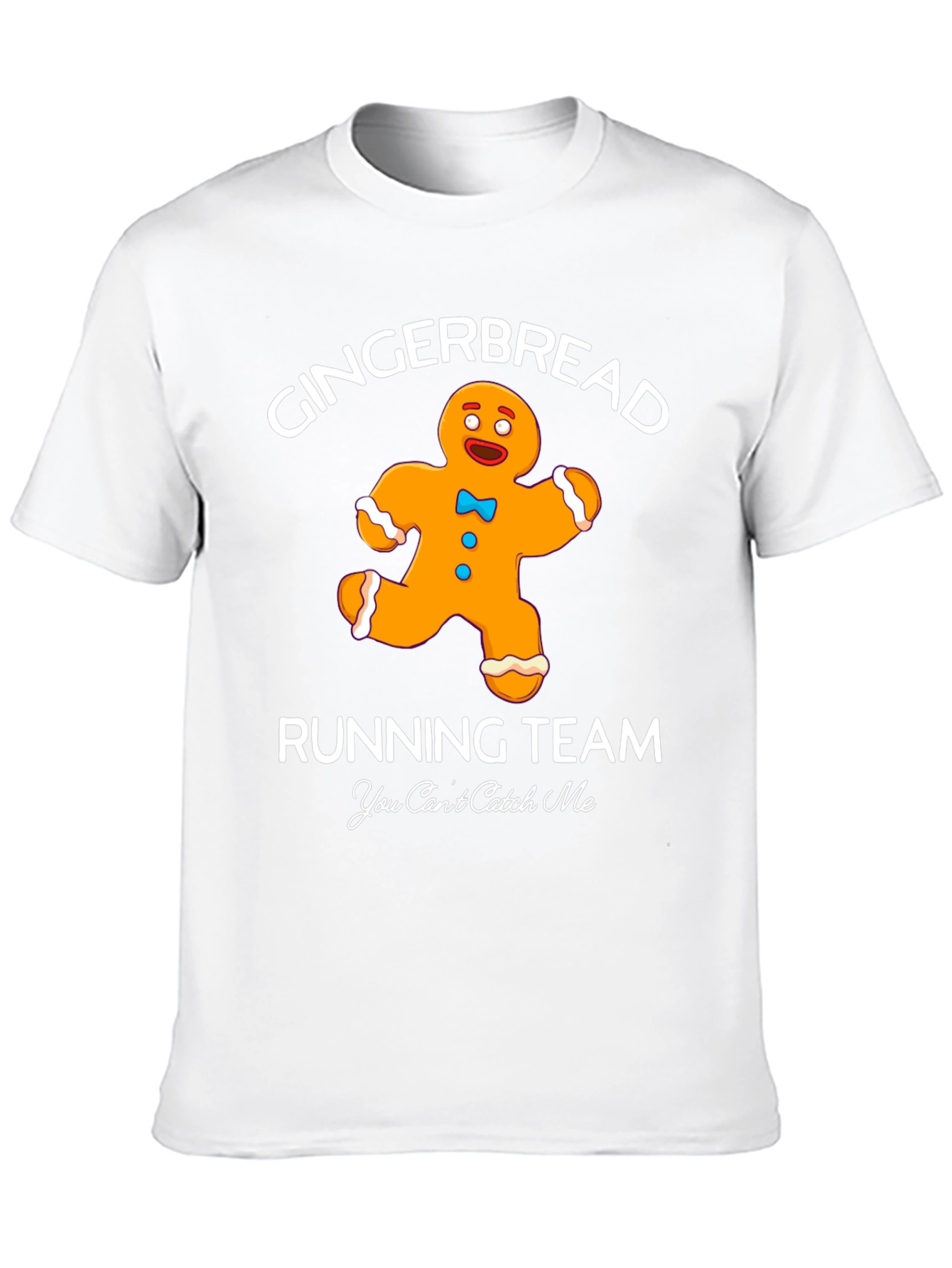 Gingerbread Running Team Black Graphic T-Shirt