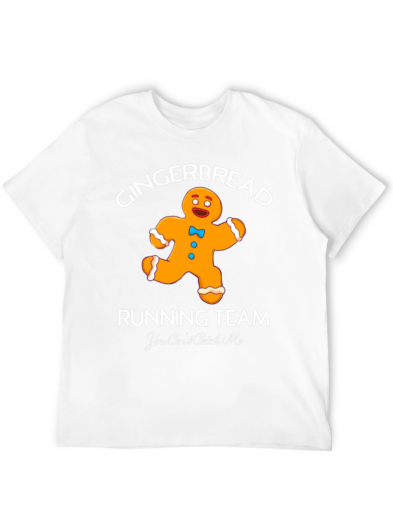 Gingerbread Running Team Black Graphic T-Shirt