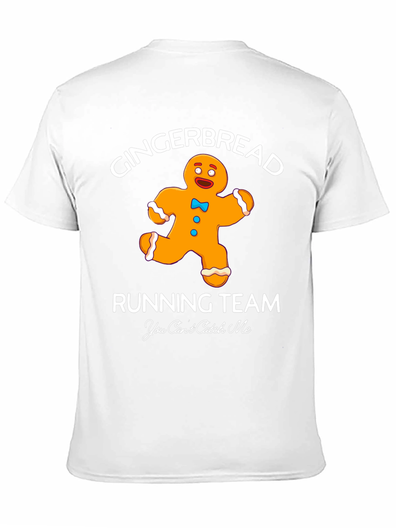 Gingerbread Running Team Black Graphic T-Shirt