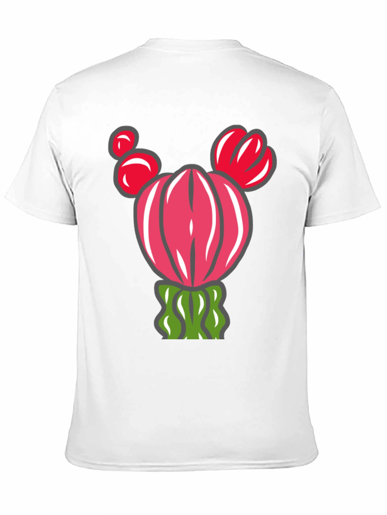 Cactus Graphic T-Shirt - Whimsical Desert Style