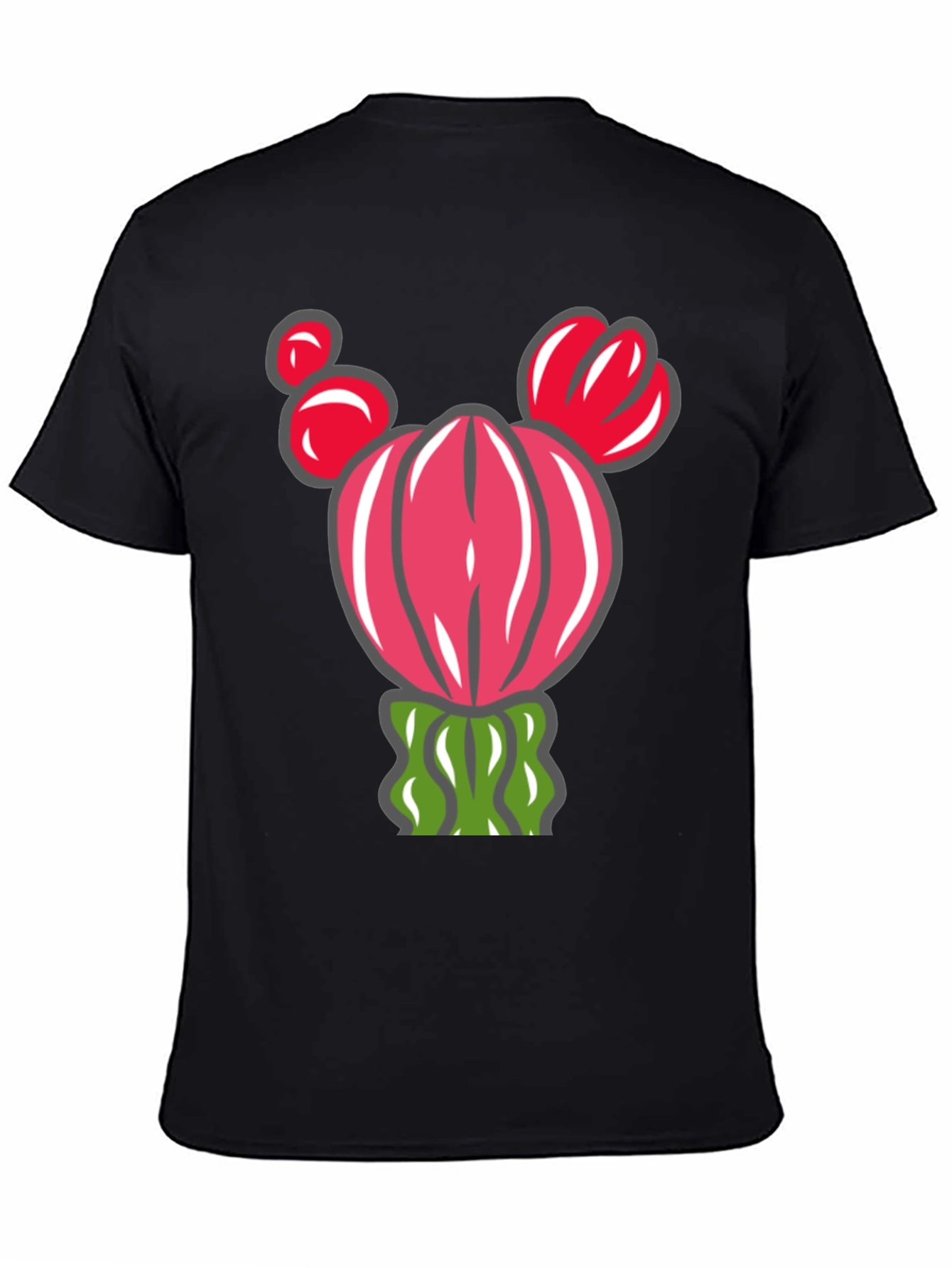 Cactus Graphic T-Shirt - Whimsical Desert Style