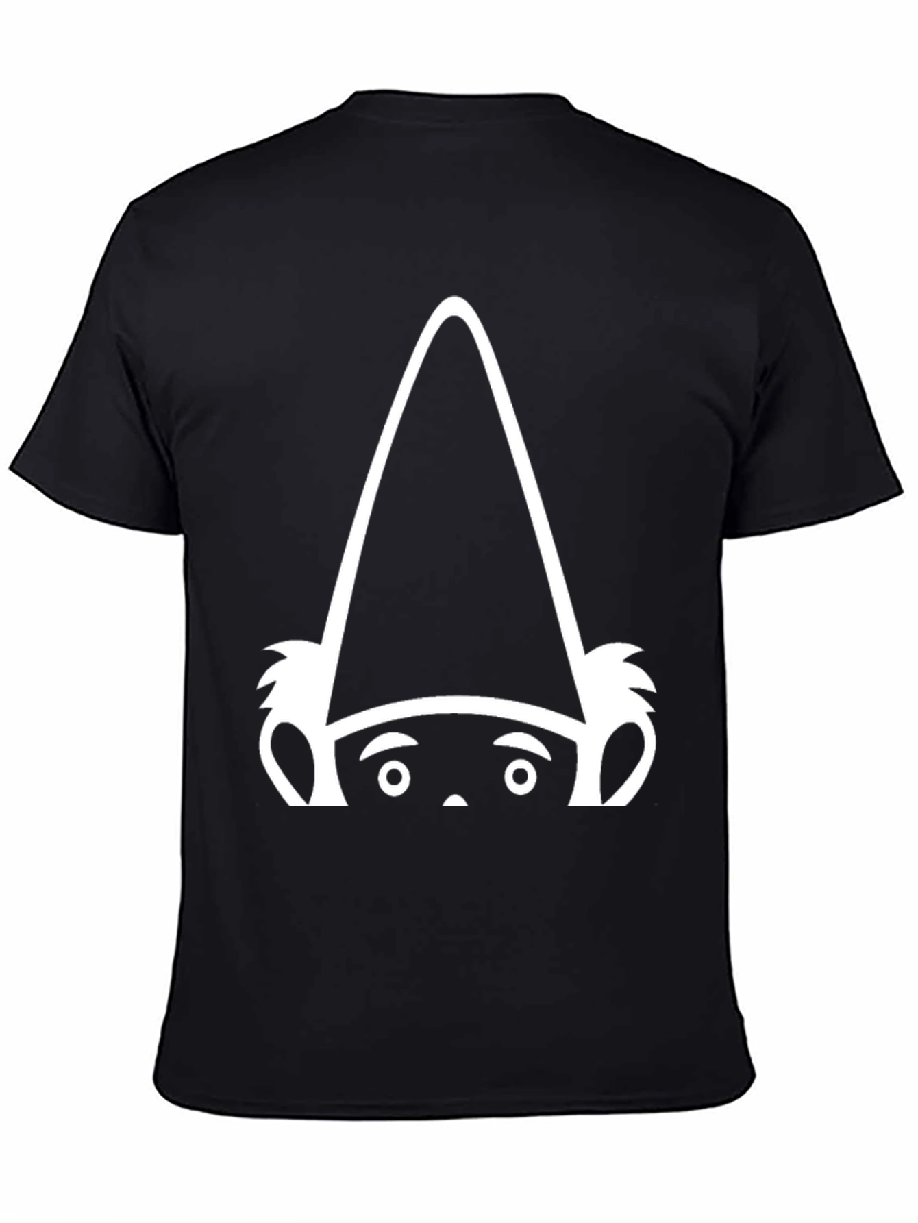 Gnome Graphic T-Shirt - Black Cotton Tee