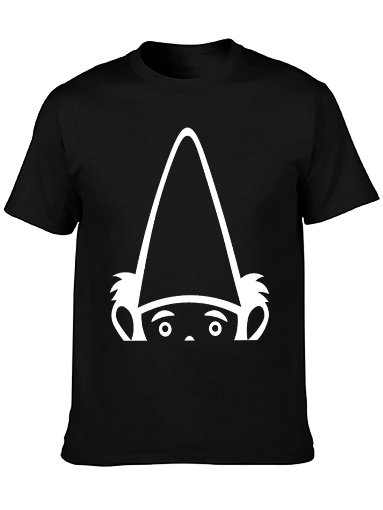 Gnome Graphic T-Shirt - Black Cotton Tee