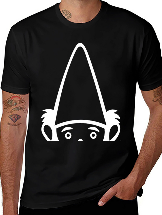 Gnome Graphic T-Shirt - Black Cotton Tee