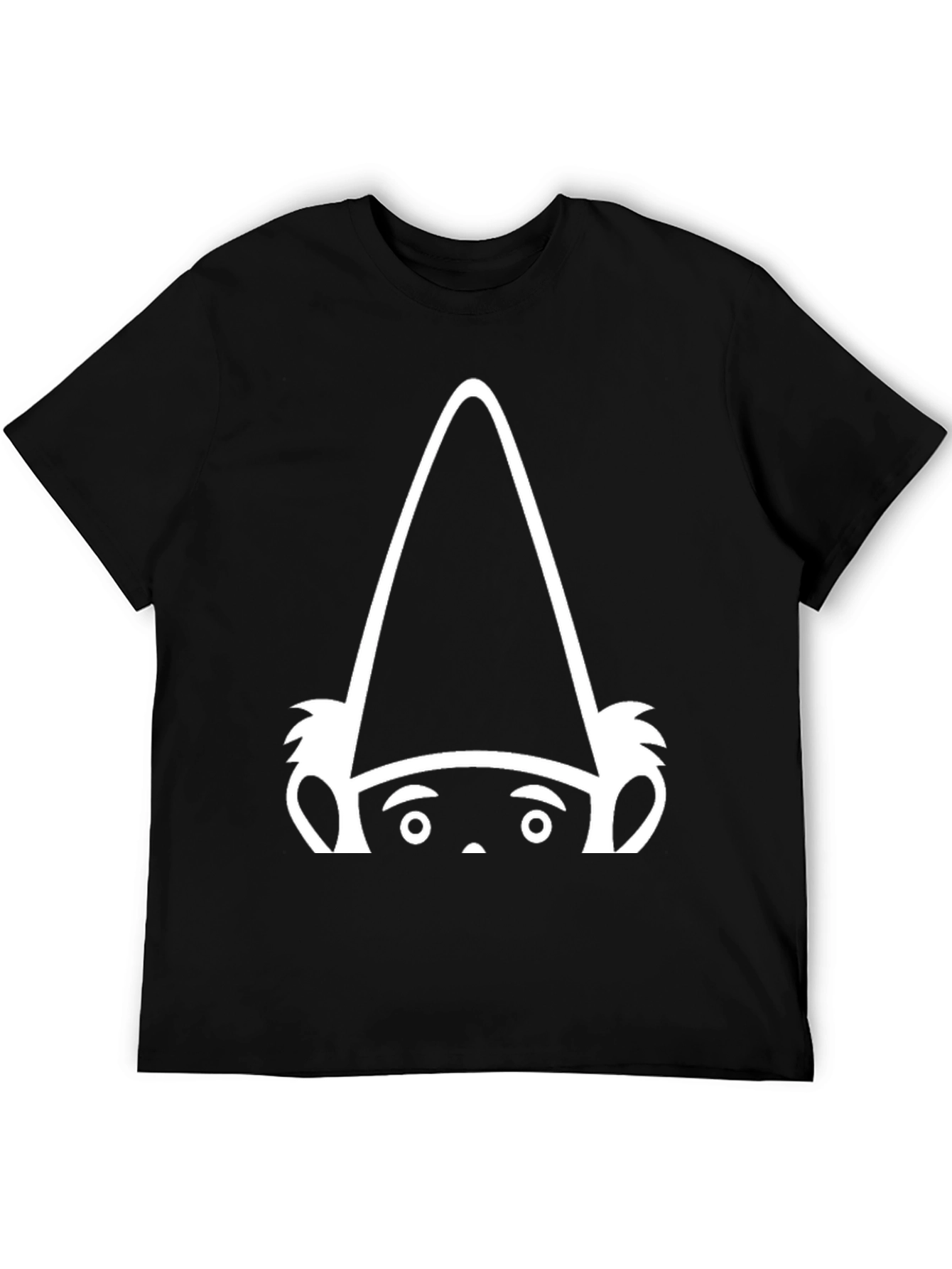Gnome Graphic T-Shirt - Black Cotton Tee
