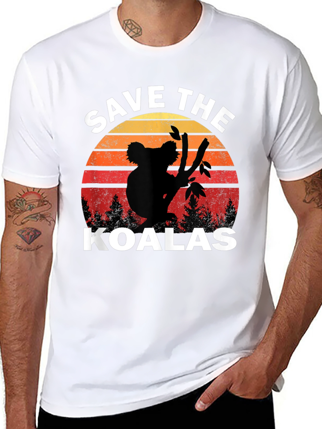 Save the Koalas T-Shirt - Wildlife Conservation Tee