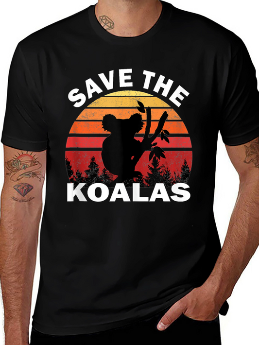 Save the Koalas T-Shirt - Wildlife Conservation Tee