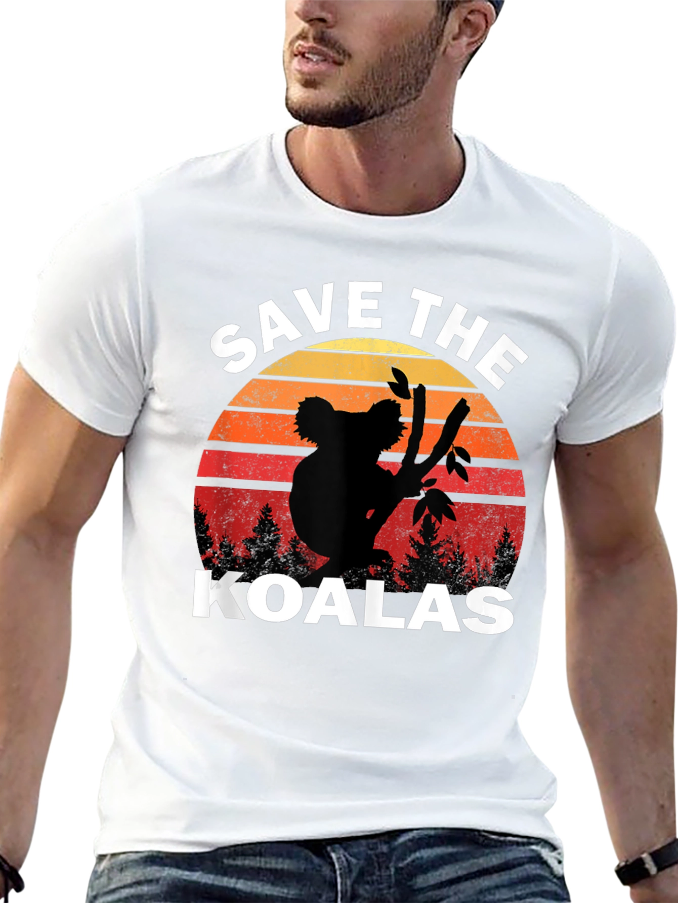 Save the Koalas T-Shirt - Wildlife Conservation Tee