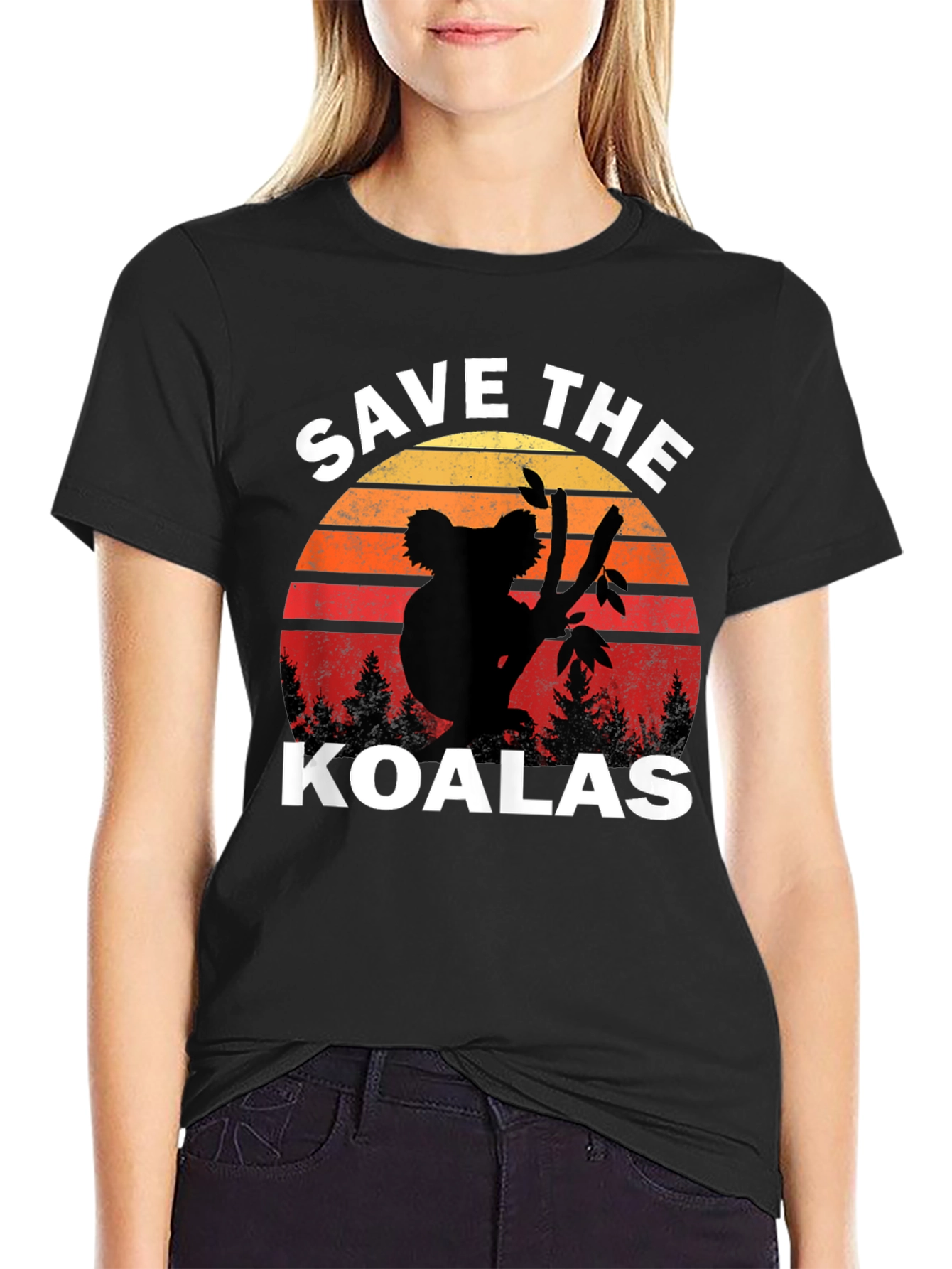 Save the Koalas T-Shirt - Wildlife Conservation Tee